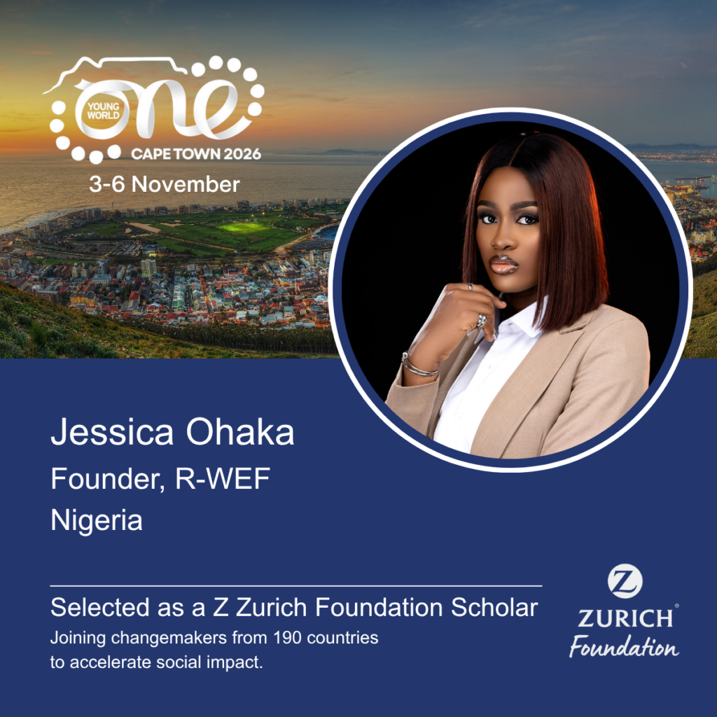 Jessica Ohaka announced as a Z Zurich Foundation Scholar for One Young World Cape Town 2026